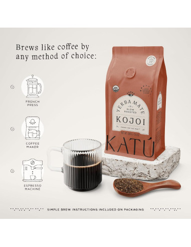 Té de Yerba Mate Orgánico Kojoi Premium 500g - Tostado Lento