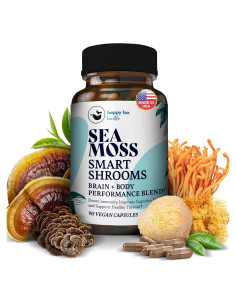 Cápsulas Veganas de Musgo Marino Irlandés Happy Fox 1500mg