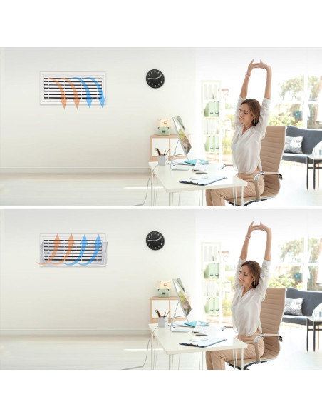 Deflector de Ventilación Ajustable YZXTECNIP 22.86-35.56 cm