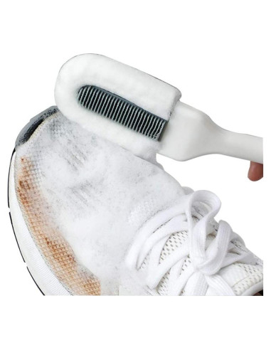 Cepillo de Zapatos Profesional Andiker Blanco 27x7cm