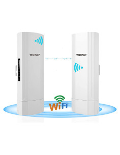 Puente Inalámbrico WDINLY CPE450 5KM 900Mbps Antena 14dBi