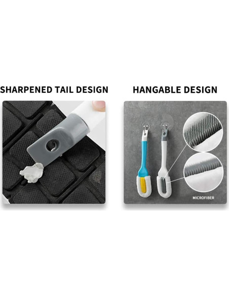 Cepillo de Zapatos Profesional Andiker Blanco 27x7cm