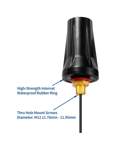Antena Celular Bingfu 4G LTE RP-SMA para Cámara de Caza