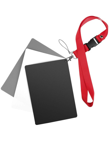 Tarjeta de Balance de Blancos Anwenk Gris 18% 13.5x18.5cm