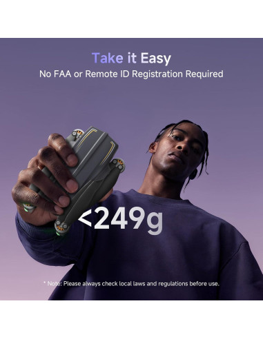 Dron Ameta S20 Pro 4K GPS con cámara 13MP y 50 min vuelo