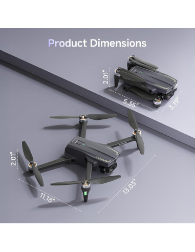 Dron Ameta S20 Pro 4K GPS con cámara 13MP y 50 min vuelo