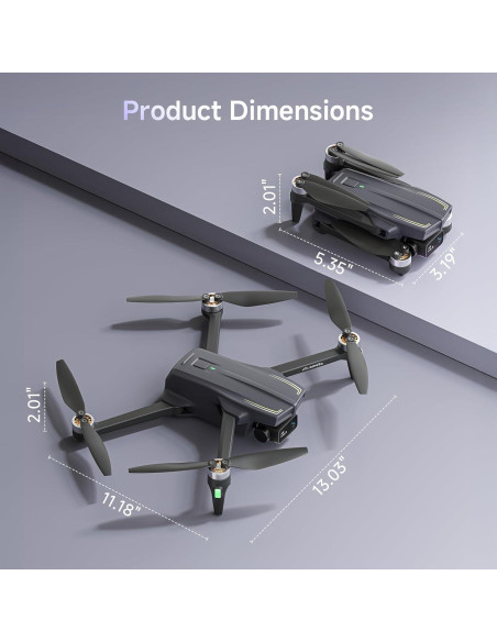 Dron Ameta S20 Pro 4K GPS con cámara 13MP y 50 min vuelo