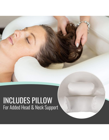 Cuenca de Champú Inflable DMI para Lavado de Cabello 61x51cm