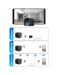 Cámara Oculta Mini Inalámbrica HD 720p Sunggo con Visión Nocturna 2