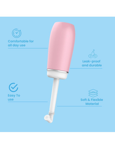 Bidet Portátil de Viaje The Iqbal Things 400ml Rosa