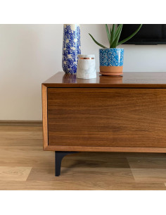 Patas de Mueble de Metal CozyCabin 10.16 cm Juego de 4 Negras 2