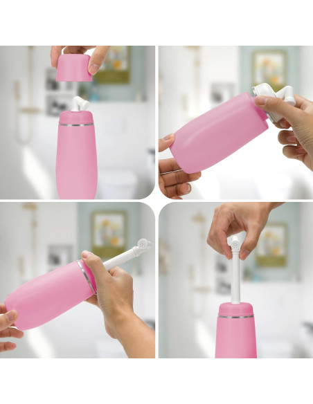 Bidet Portátil de Viaje The Iqbal Things 400ml Rosa