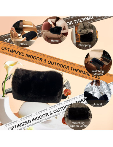 Calentadora de Manos Recargable UNCN XY-8108 10000mAh Negra