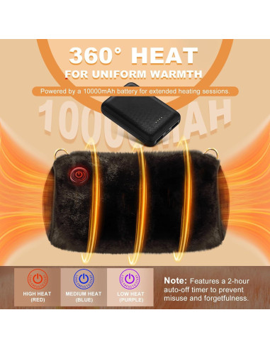 Calentadora de Manos Recargable UNCN XY-8108 10000mAh Negra