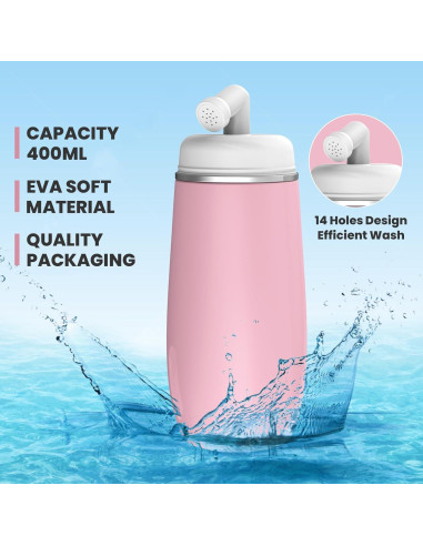 Bidet Portátil de Viaje The Iqbal Things 400ml Rosa