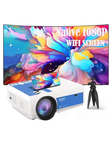 Proyector Staratlas 1080P Mini Portátil Wifi Bluetooth 1.57kg