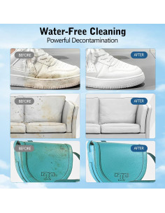 Crema Limpiadora Multiusos RUOQI 2023 para Zapatos Blancos 2