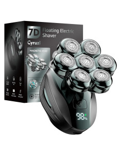 Afeitadora Eléctrica Cyruzi MS-689 7D Impermeable IPX7 Verde Oliva