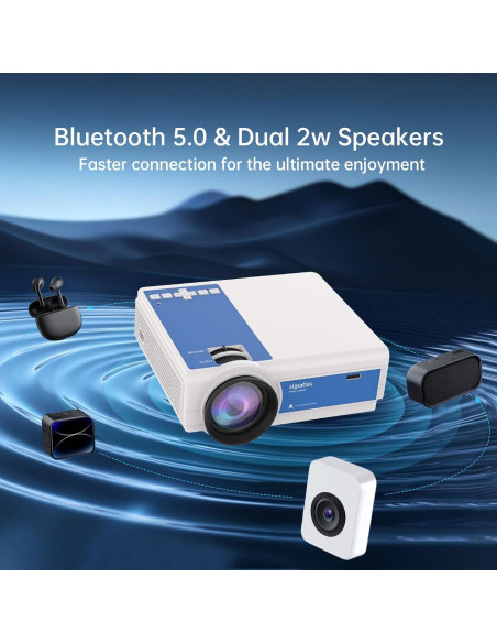 Proyector Staratlas 1080P Mini Portátil Wifi Bluetooth 1.57kg