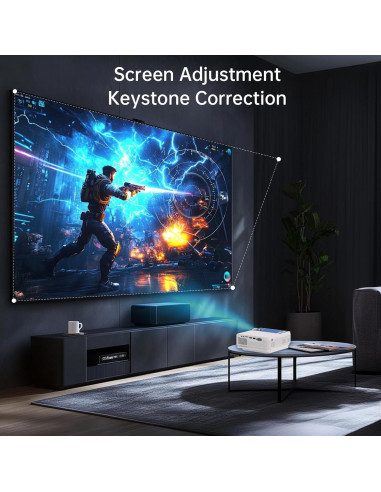 Proyector Staratlas 1080P Mini Portátil Wifi Bluetooth 1.57kg