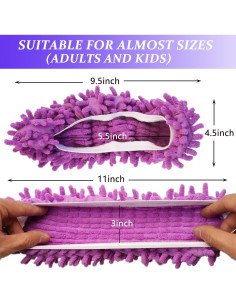 Cubiertas de Zapatos de Mopa HDongany - 4 Pares Reutilizables 2