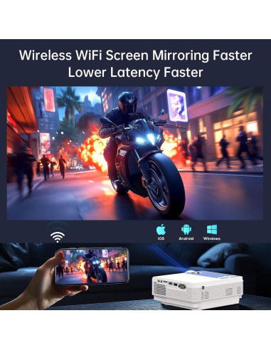 Proyector Staratlas 1080P Mini Portátil Wifi Bluetooth 1.57kg