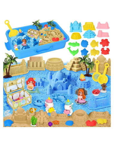 Conjunto de Caja Sensorial Unicornio y Sirena Y-FABKKI 0.99 kg