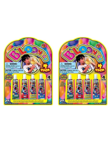 JA-RU B'loonies Globos de Plástico 2 Paquetes 8 Tubos