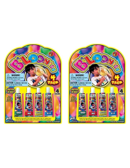 JA-RU B'loonies Globos de Plástico 2 Paquetes 8 Tubos