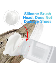 Kit Limpiador de Zapatos Genérico 240ml con Cepillo - Espuma Sin Agua 2