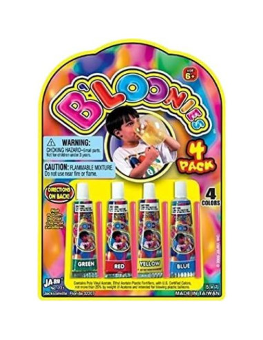 JA-RU B'loonies Globos de Plástico 2 Paquetes 8 Tubos