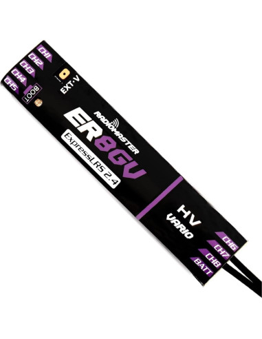 Receptor PWM ELRS 2.4GHz RadioMaster ER8GV 8 Canales