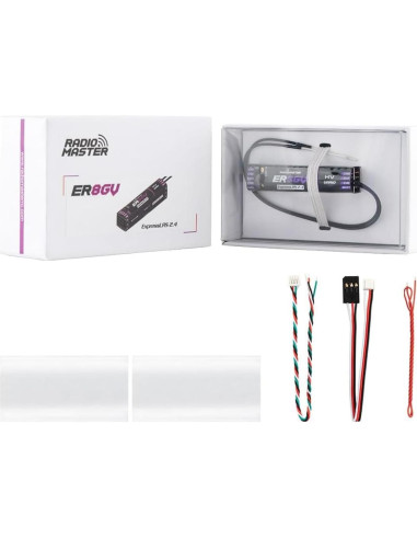 Receptor PWM ELRS 2.4GHz RadioMaster ER8GV 8 Canales