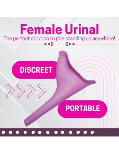 Orinal de Viaje Femenino Genérico a Prueba de Derrames 12.7cm