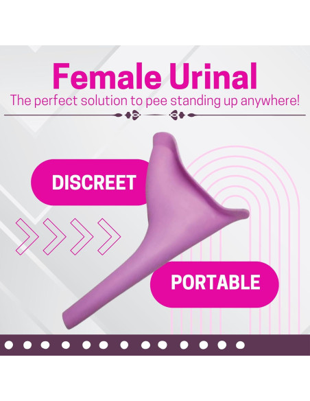 Orinal de Viaje Femenino Genérico a Prueba de Derrames 12.7cm