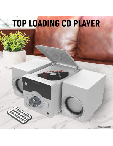 Sistema de Estante para CD Magnavox MM442 con Bluetooth y FM