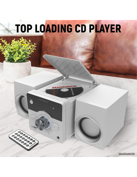 Sistema de Estante para CD Magnavox MM442 con Bluetooth y FM