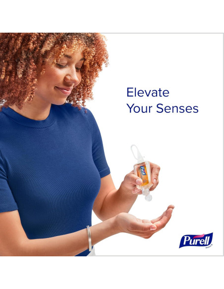 Gel desinfectante de manos Purell Advanced 1 oz con aceites esenciales - Paquete de 8
