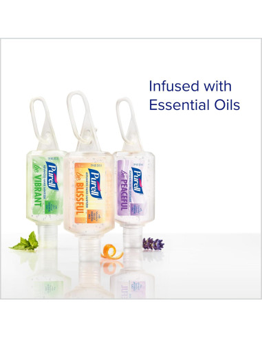 Gel desinfectante de manos Purell Advanced 1 oz con aceites esenciales - Paquete de 8