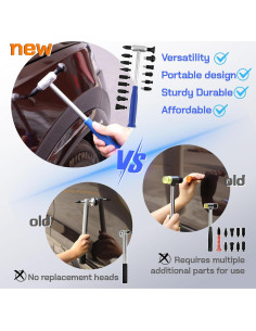 Juego de Herramientas de Martillo Super PDR MPT-N06 15 Piezas 2