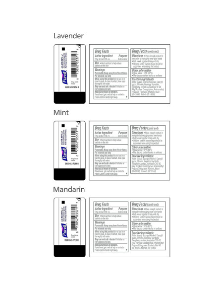 Gel desinfectante de manos Purell Advanced 1 oz con aceites esenciales - Paquete de 8
