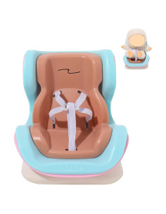 Asiento de Coche para Muñecas LLUKEME Color Pomelo 17cm