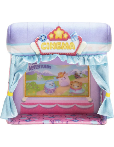 Juego de Cine Squishmallows Squishville con peluche 5 cm