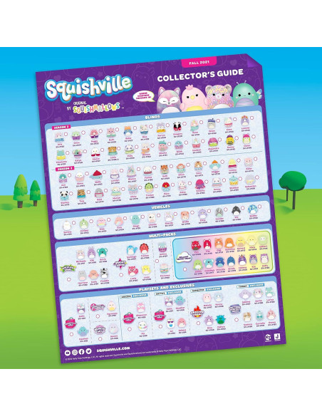 Juego de Cine Squishmallows Squishville con peluche 5 cm