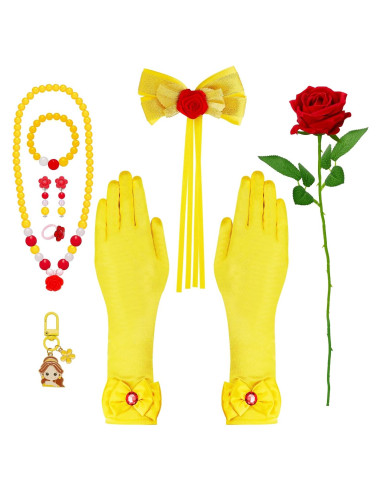 Conjunto de Accesorios de Princesa para Niñas - Belle
