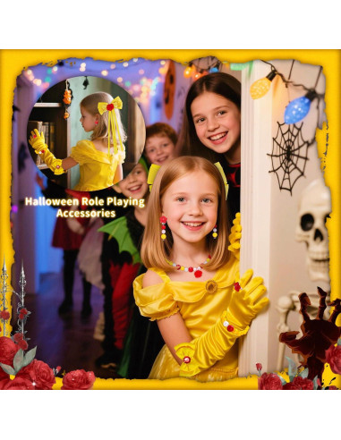 Conjunto de Accesorios de Princesa para Niñas - Belle