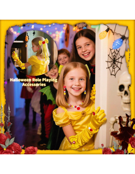 Conjunto de Accesorios de Princesa para Niñas - Belle