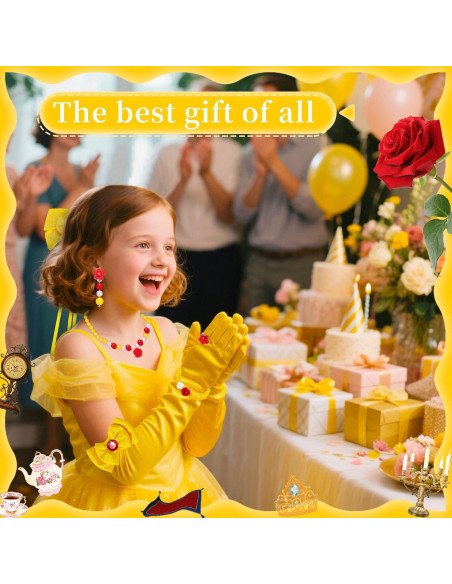 Conjunto de Accesorios de Princesa para Niñas - Belle