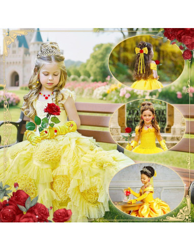 Conjunto de Accesorios de Princesa para Niñas - Belle