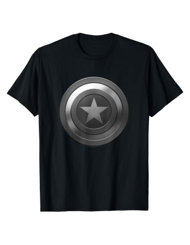 Camiseta Clásica Retro Capitán América Marvel 22MVCR00525A
